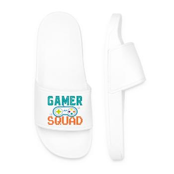 Escouade GAMER - Claquettes Homme - blanc - Devant