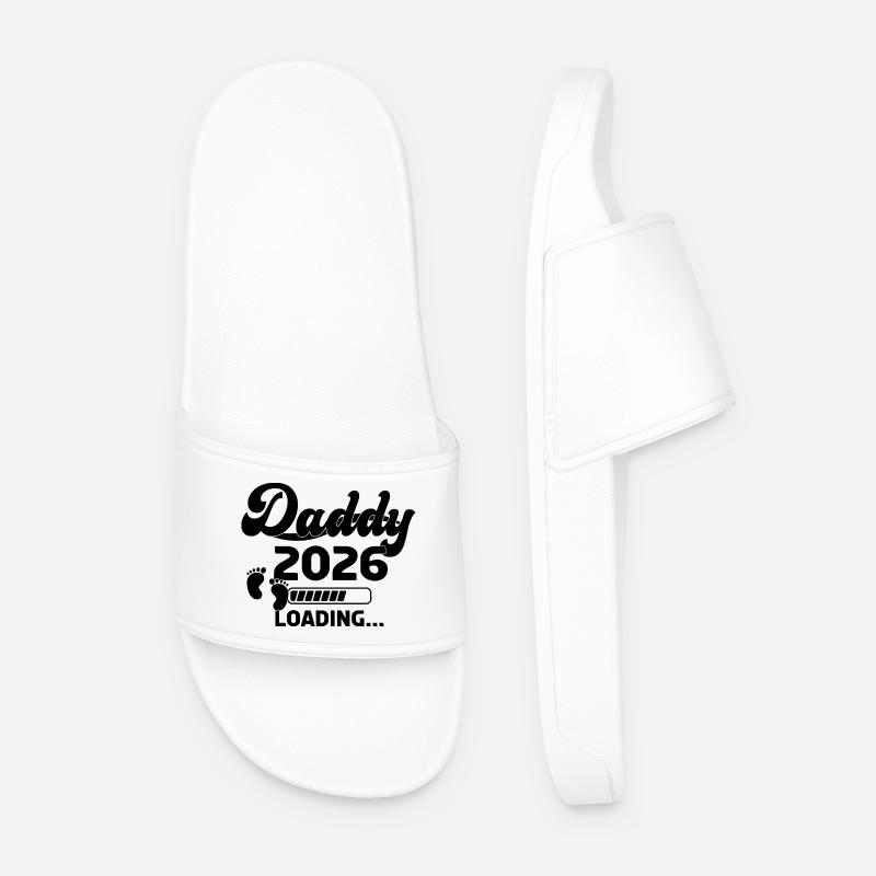 Daddy 2026 Loading - Men’s Pool Sliders - white