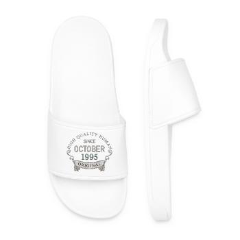 Since_October_1995 - Claquettes Homme - blanc - Devant