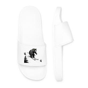 Slopes Bär - Men’s Pool Sliders - white - Front
