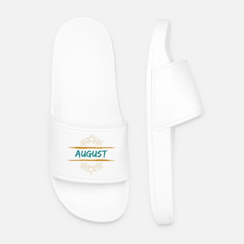 August August - Männer Badelatschen - Weiß