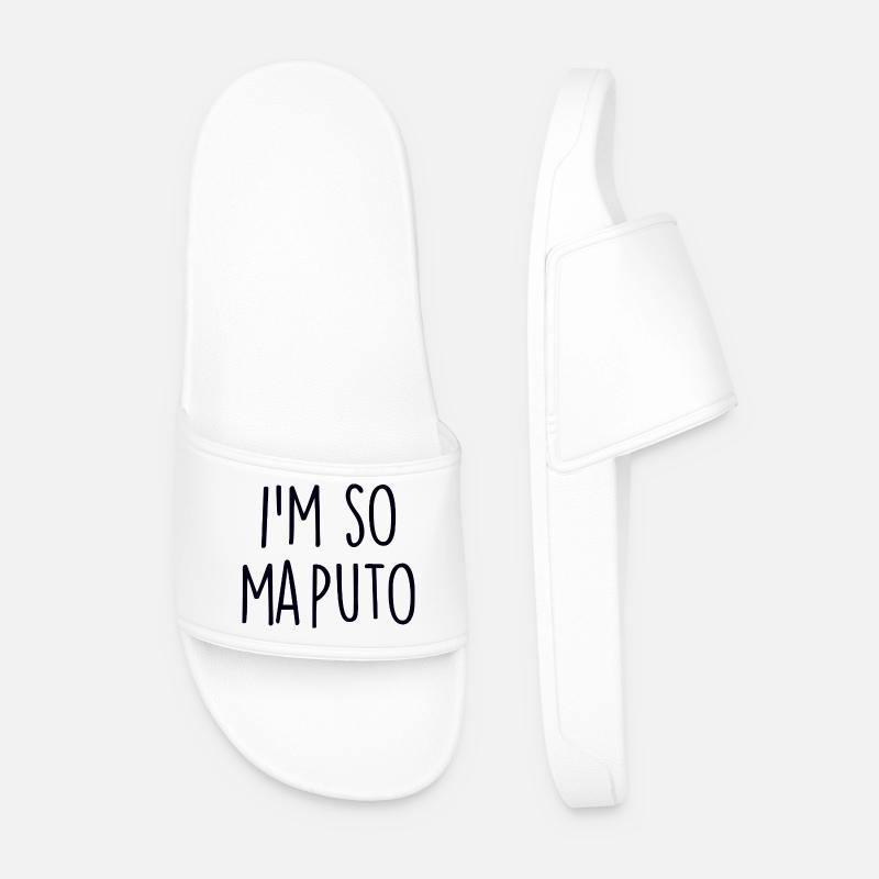 Maputo Mosambik - Männer Badelatschen - Weiß