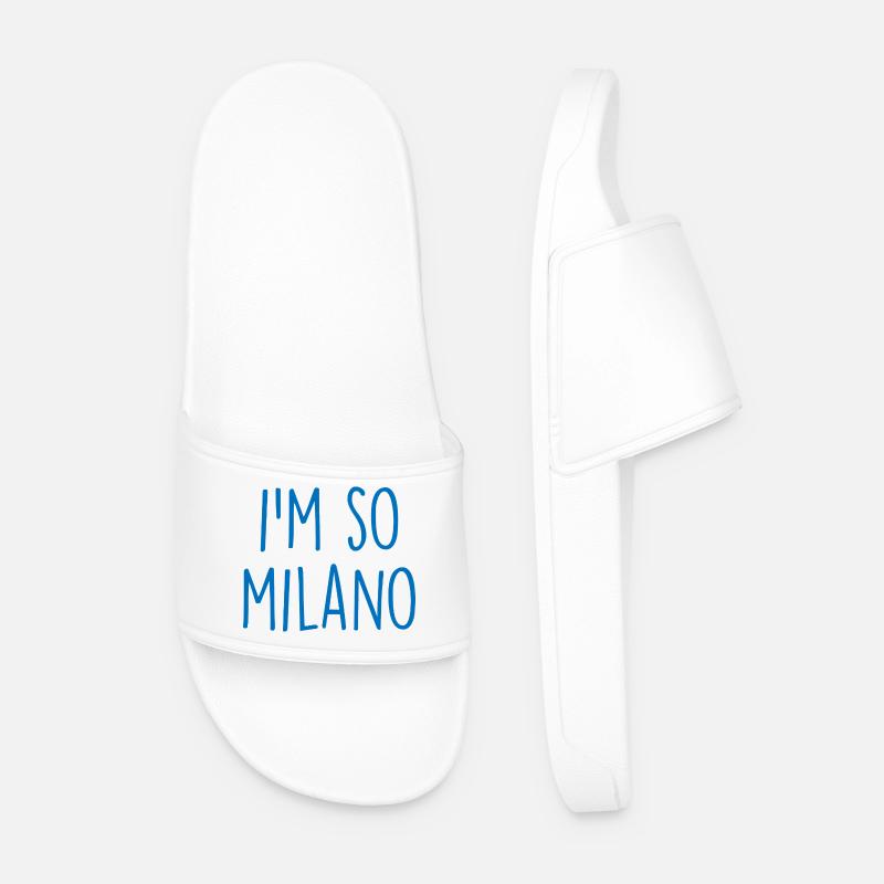 Milano Mailand - Männer Badelatschen - Weiß