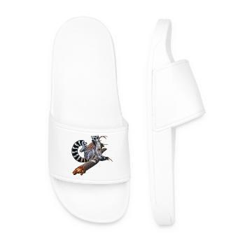 Lémuriens à queue annelée - Claquettes Homme - blanc - Devant