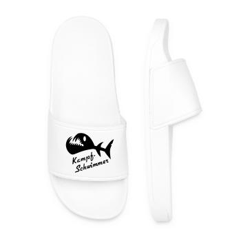 Battle Whimmer Fish 2 - Men’s Pool Sliders - white - Front