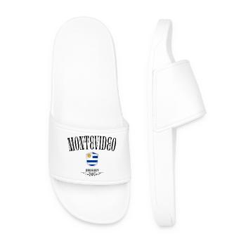 Souvenir Montevideo, elegantes Design Montevideo - Männer Badelatschen - Weiß - Vorne