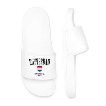 Souvenir Rotterdam, design élégant Rotterdam - Claquettes Homme - blanc - Devant
