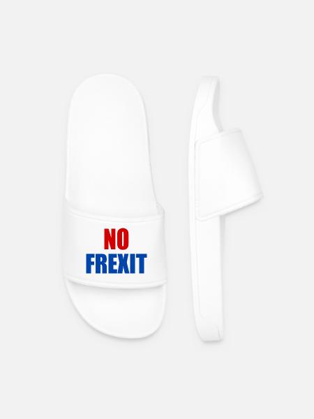 No frexit - Men’s Pool Sliders - white