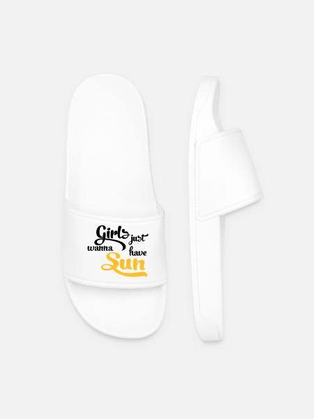 sun - Men’s Pool Sliders - white