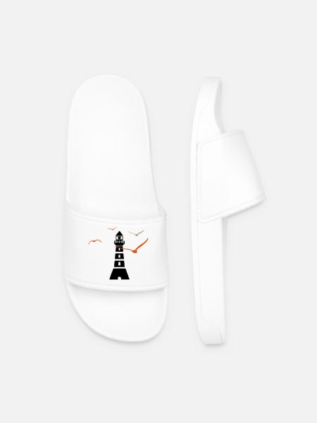 Phare | Navigation | Mer - Claquettes Homme - blanc