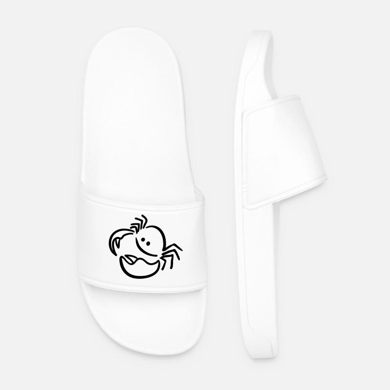 krebs - Men’s Pool Sliders - white