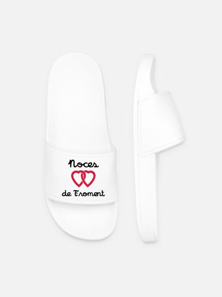 Noces de Froment - Claquettes Homme - blanc