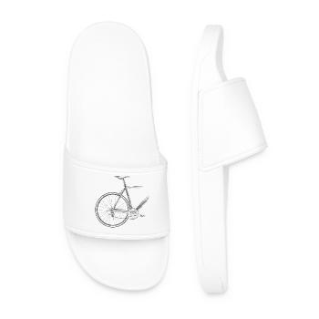 vélo de course - Claquettes Homme - blanc - Devant