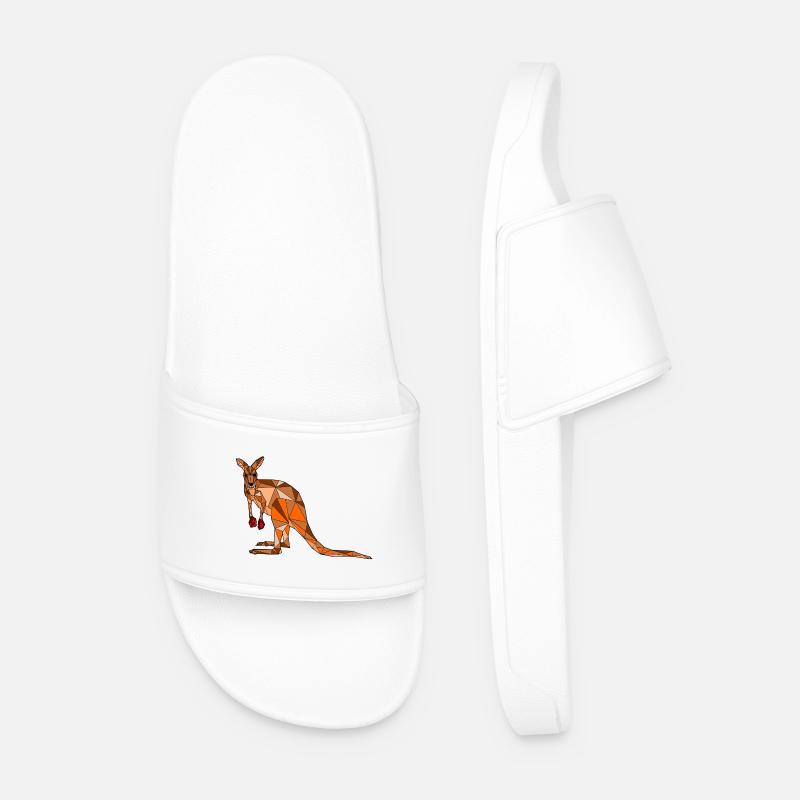 Kangaroo blanko - Men’s Pool Sliders - white