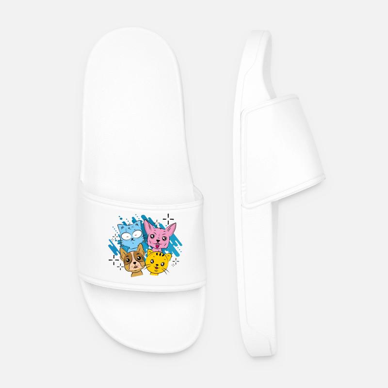 Kinder - Männer Badelatschen - Weiß