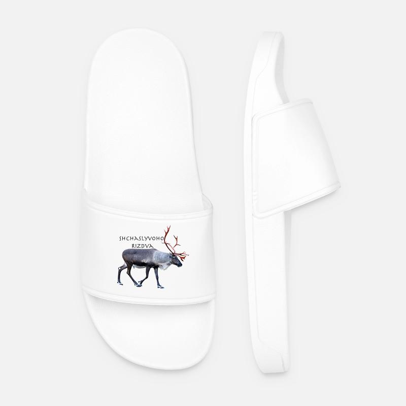 Schtschalwoho Rizdva - Männer Badelatschen - Weiß