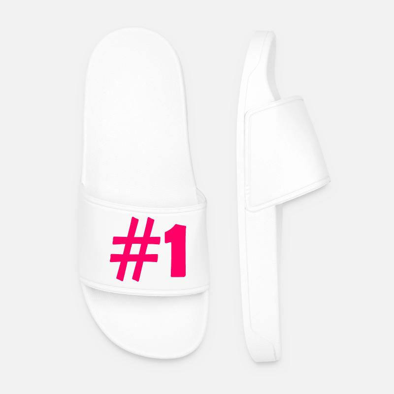 #1 - Männer Badelatschen - Weiß