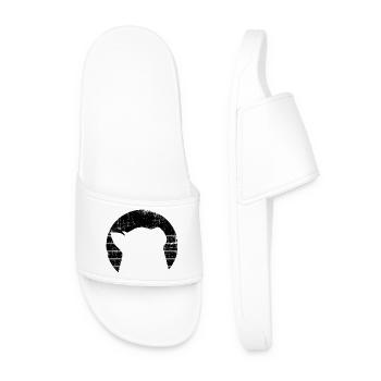 Chat - Claquettes Homme - blanc - Devant