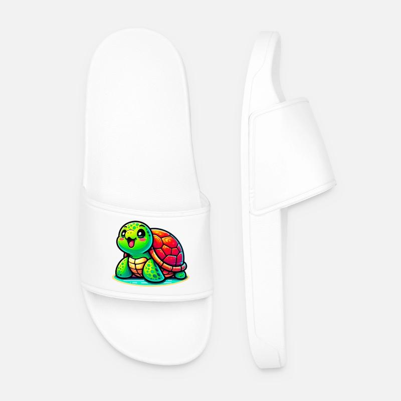Turtle - Men’s Pool Sliders - white