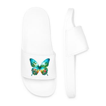 Papillon - Claquettes Homme - blanc - Devant