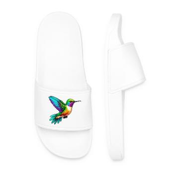 Hummingbird - Men’s Pool Sliders - white - Front