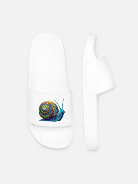 Escargot - Claquettes Homme - blanc