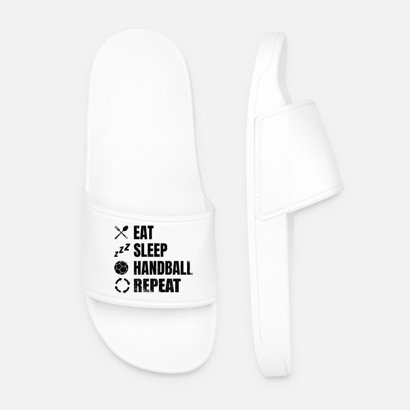Handball Routine - Men’s Pool Sliders - white