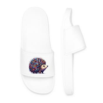 Hedgehog - Men’s Pool Sliders - white - Front