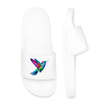 Kolibri - Männer Badelatschen - Weiß - Vorne