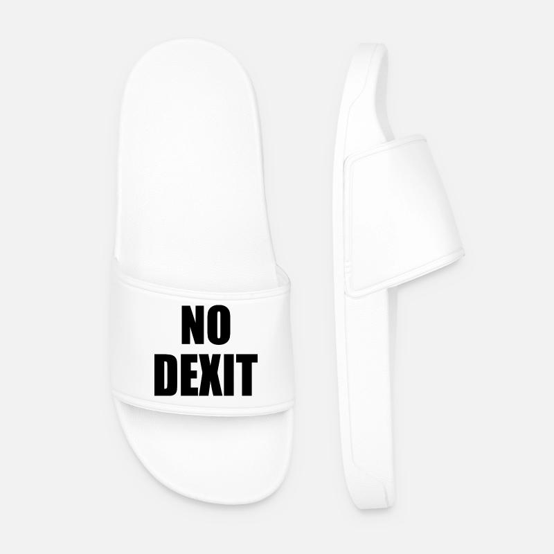 No dexit - Men’s Pool Sliders - white