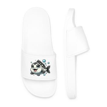 Bébé morue - Claquettes Homme - blanc - Devant