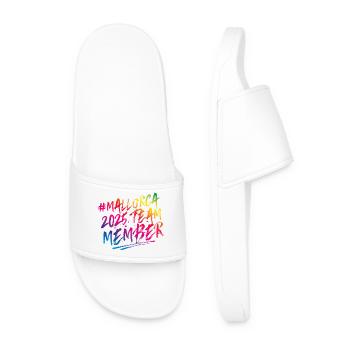 Mallorca 2025 Team Colorful - Men’s Pool Sliders - white - Front