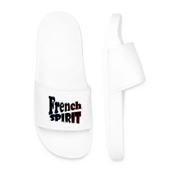 French Spirit BBR - Men’s Pool Sliders - white - Front