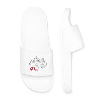 Machu Picchu - Peru - Men’s Pool Sliders - white - Front