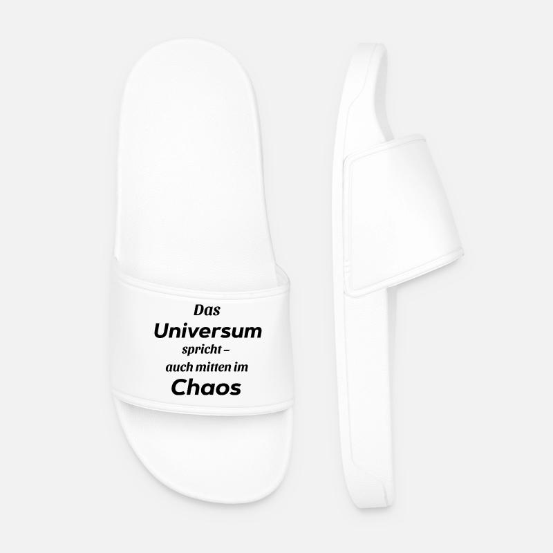 Das_Universum - Männer Badelatschen - Weiß