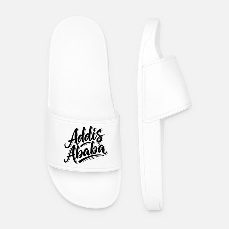 Addis Ababa - Men’s Pool Sliders - white