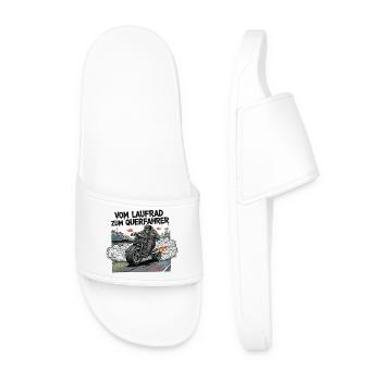 From balance bike to lateral rider - Men’s Pool Sliders - white - Front