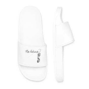 Pêche à la mouche - Claquettes Homme - blanc - Devant