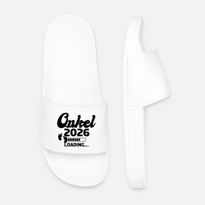 Uncle 2026 Loading - Men’s Pool Sliders - white