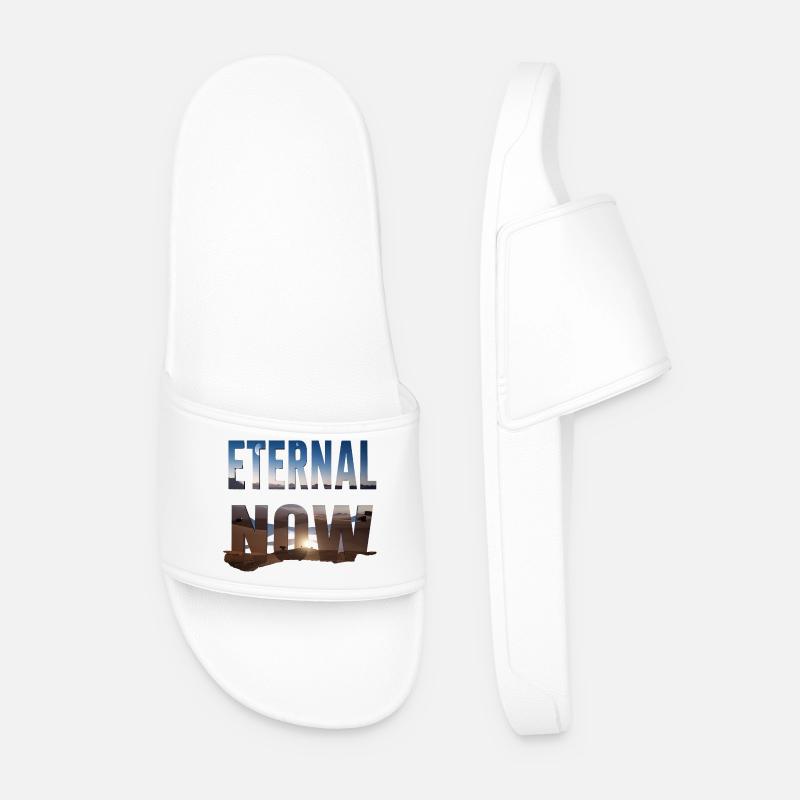 Eternal Now - Männer Badelatschen - Weiß
