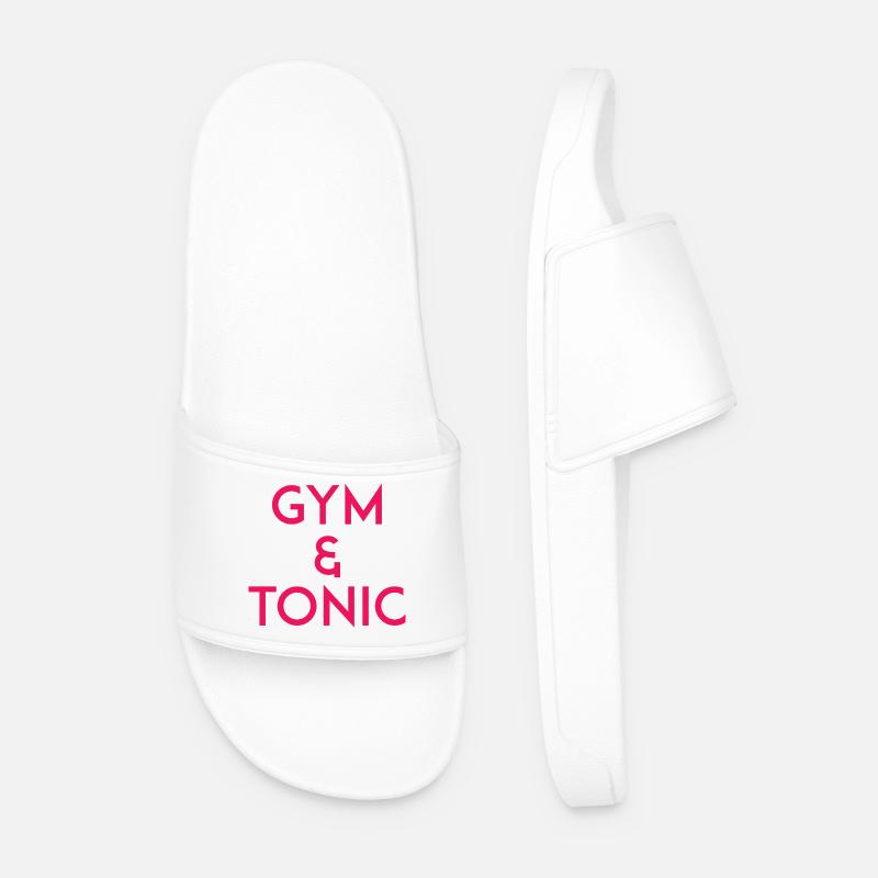 Gym & Tonic - Männer Badelatschen - Weiß