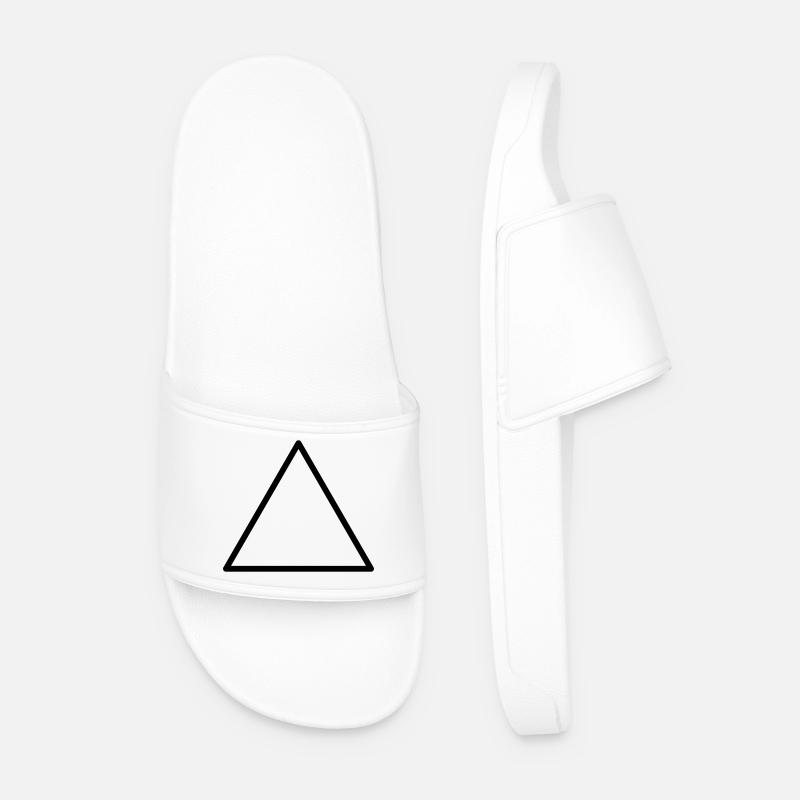 Triangle - Men’s Pool Sliders - white