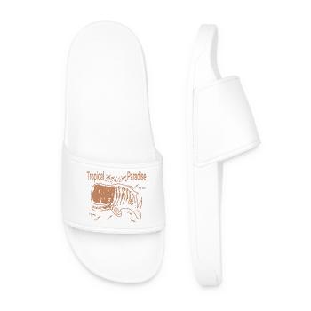 Whale - Men’s Pool Sliders - white - Front
