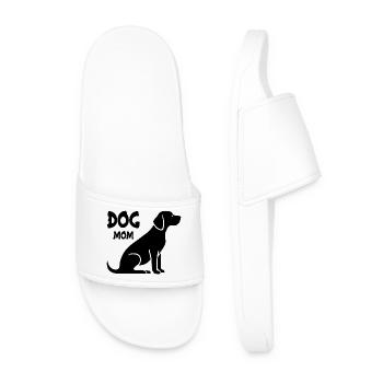 Labrador Mom - Men’s Pool Sliders - white - Front