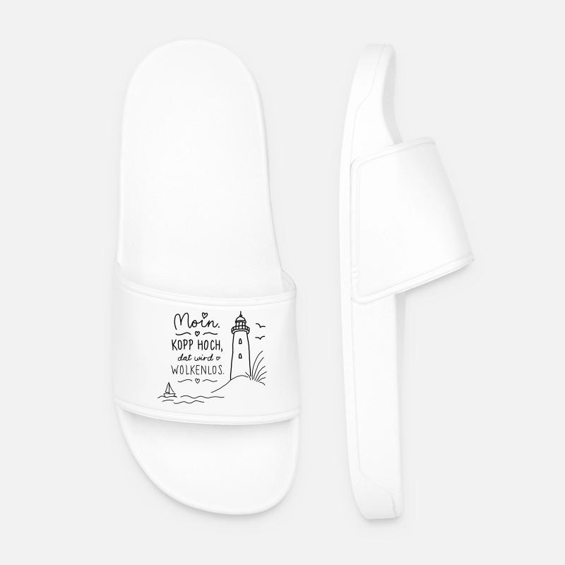 Moin Kopp high cloudless - Men’s Pool Sliders - white