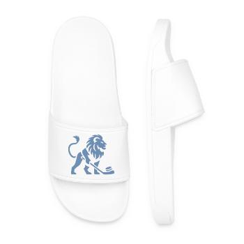 Löwe Eishockey Silhouette - Men’s Pool Sliders - white - Front