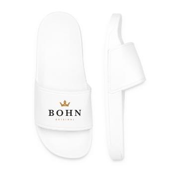Bohn Original Familienlogo - Männer Badelatschen - Weiß - Vorne