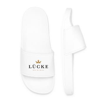 Logo original de la famille Gap - Claquettes Homme - blanc - Devant