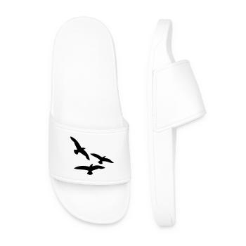 Birds - Men’s Pool Sliders - white - Front
