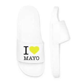 J’ADORE LA MAYONNAISE Mayo - Claquettes Homme - blanc - Devant